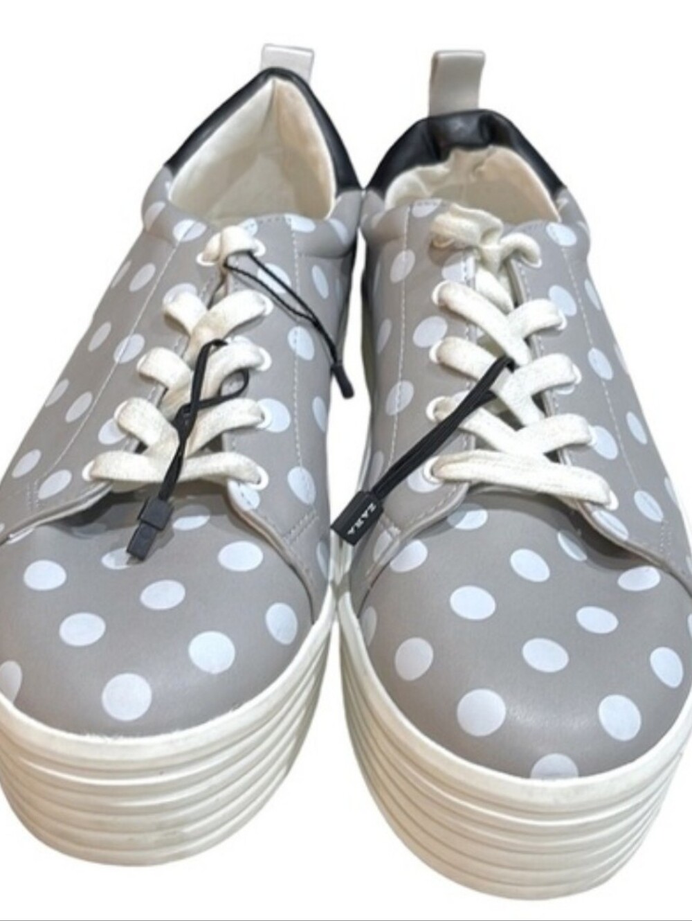 Zara Polka Dot Platform Sneakers